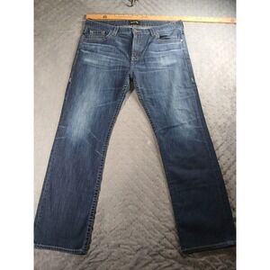 Big Star Union Regular Straight Leg Jeans Mens 40R Medium Wash Blue DenimStretch